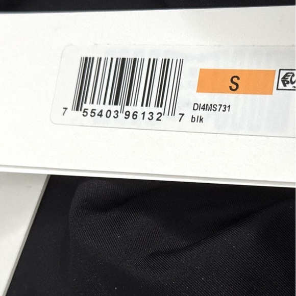 NEW DKNY One Piece Swimsuit Ruffle Straps Tummy Control Low Back Black Size S - Picture 7 of 16